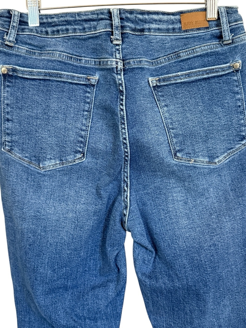 Judy Blue JB88384 Medium Wash High Rise Skinny Jeans Size 15/32 Stretch Denim - Picture 5 of 14